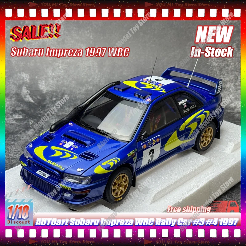 Новинка в наличии: Autoart 1:18 Subaru Impreza WRC, модель раллийного автомобиля # 3 # 4 детализированных миниатюрных литых под давлением моделей из сплава 1997 года для детских игрушек в подарок
Новинка в наличии: Autoart 1:18 Subaru Impreza WRC, модель раллийного автомобиля # 3 # 4 детализированных миниатюрных литых под давлением моделей из сплава 1997 года для детских игрушек в подарок