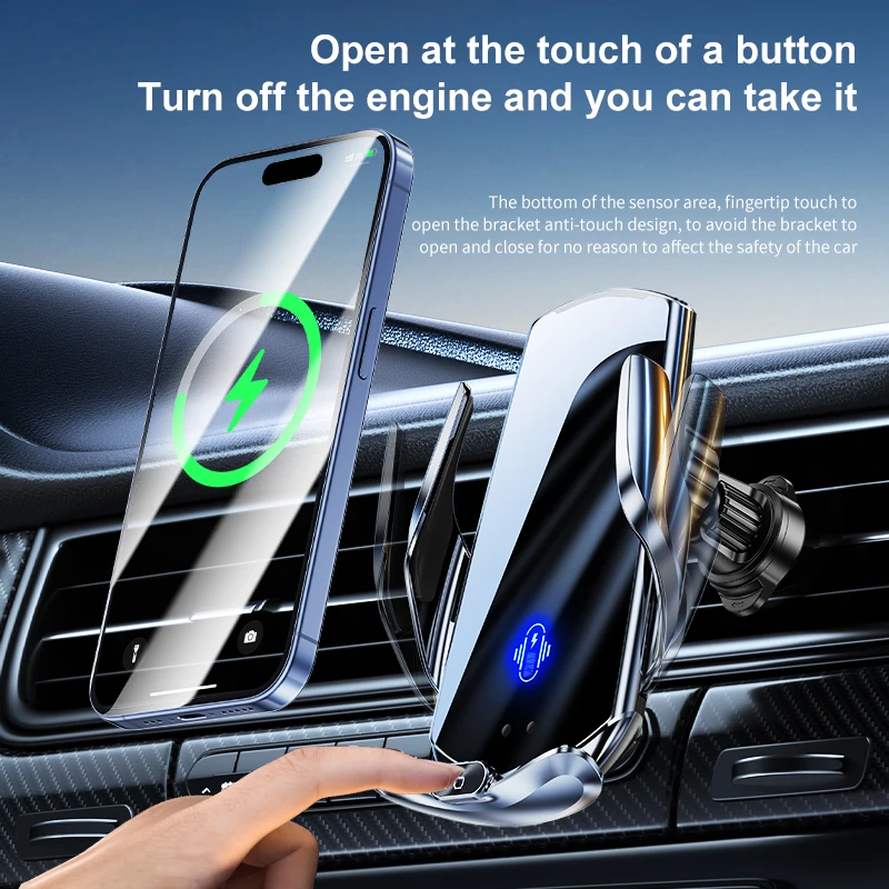 New Upgrade Car Mobile Phone Holder 15w Wireless Charging Portable Car Holder Cellphone Bracket Stand In Cars Accessories
New Upgrade Car Mobile Phone Holder 15w Wireless Charging Portable Car Holder Cellphone Bracket Stand In Cars Accessories