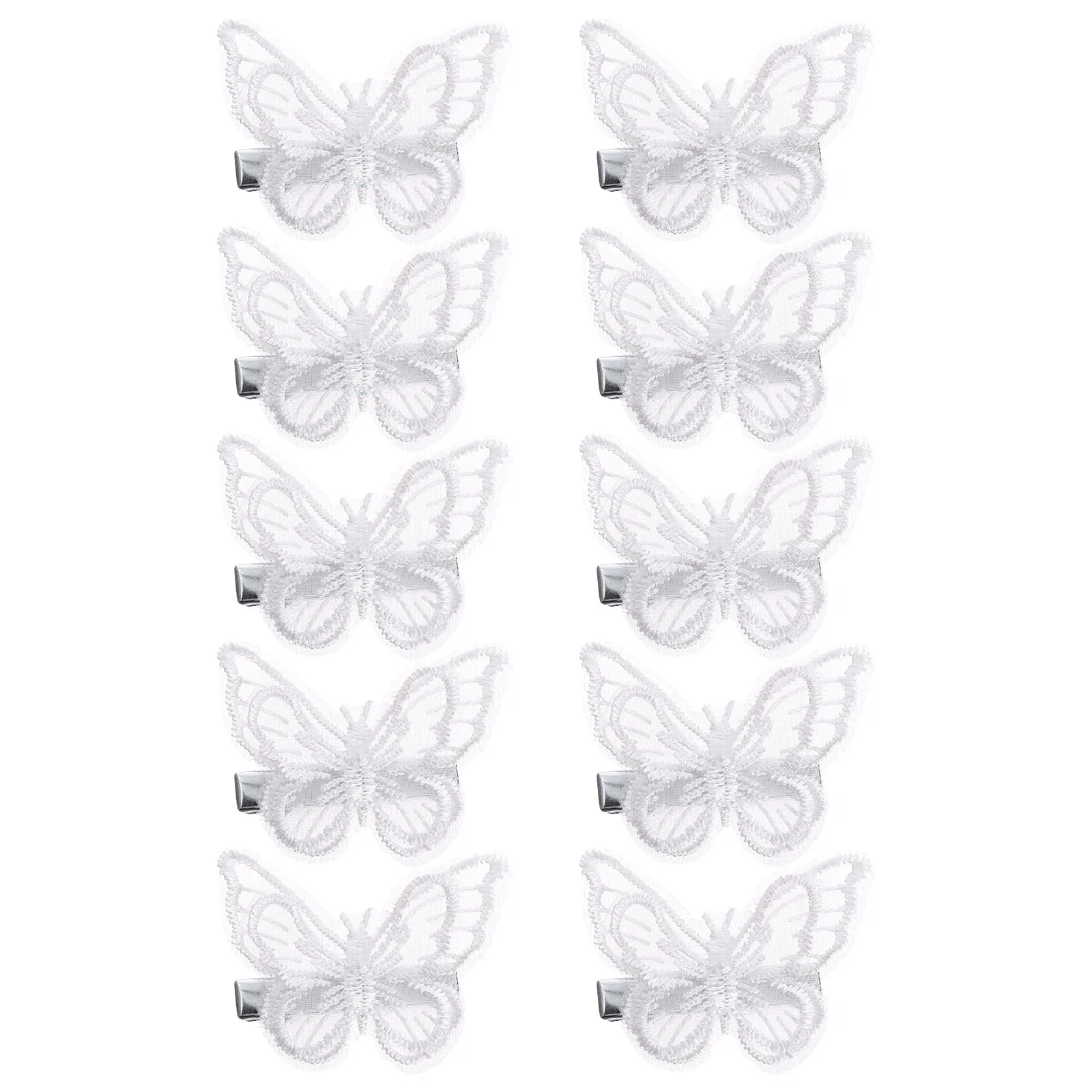 10 Pcs Hair Accessories for Girls Butterfly Clip Jewels Clips Hairpin Handmade White Women Head Toddler
10 Pcs Hair Accessories for Girls Butterfly Clip Jewels Clips Hairpin Handmade White Women Head Toddler