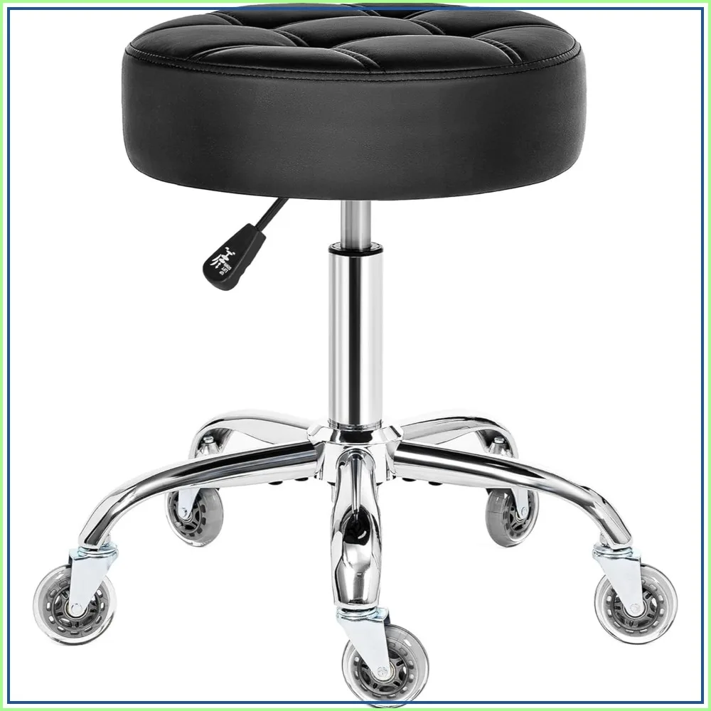 Adjustable Rolling Stool with Wheels, 450lb Capacity, 360° Swivel, PU Thick Seat Cushion for Salon, Spa, Medical, Tattoo
Adjustable Rolling Stool with Wheels, 450lb Capacity, 360° Swivel, PU Thick Seat Cushion for Salon, Spa, Medical, Tattoo