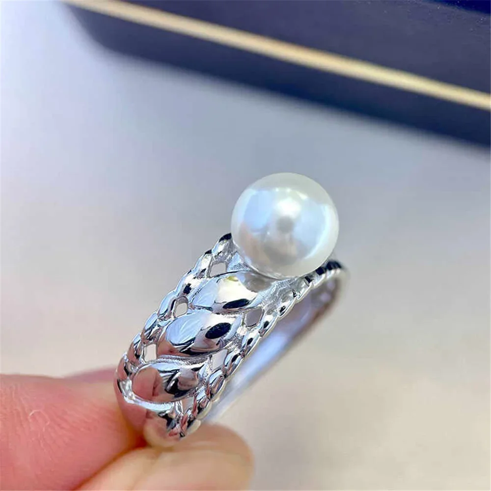 Solid S925 Sterling Silver Pearl Ring Settings Findings & Accessories - for Jewelry Making Bulk Wholesale Craft Supplies 7-9mm
Solid S925 Sterling Silver Pearl Ring Settings Findings & Accessories - for Jewelry Making Bulk Wholesale Craft Supplies 7-9mm