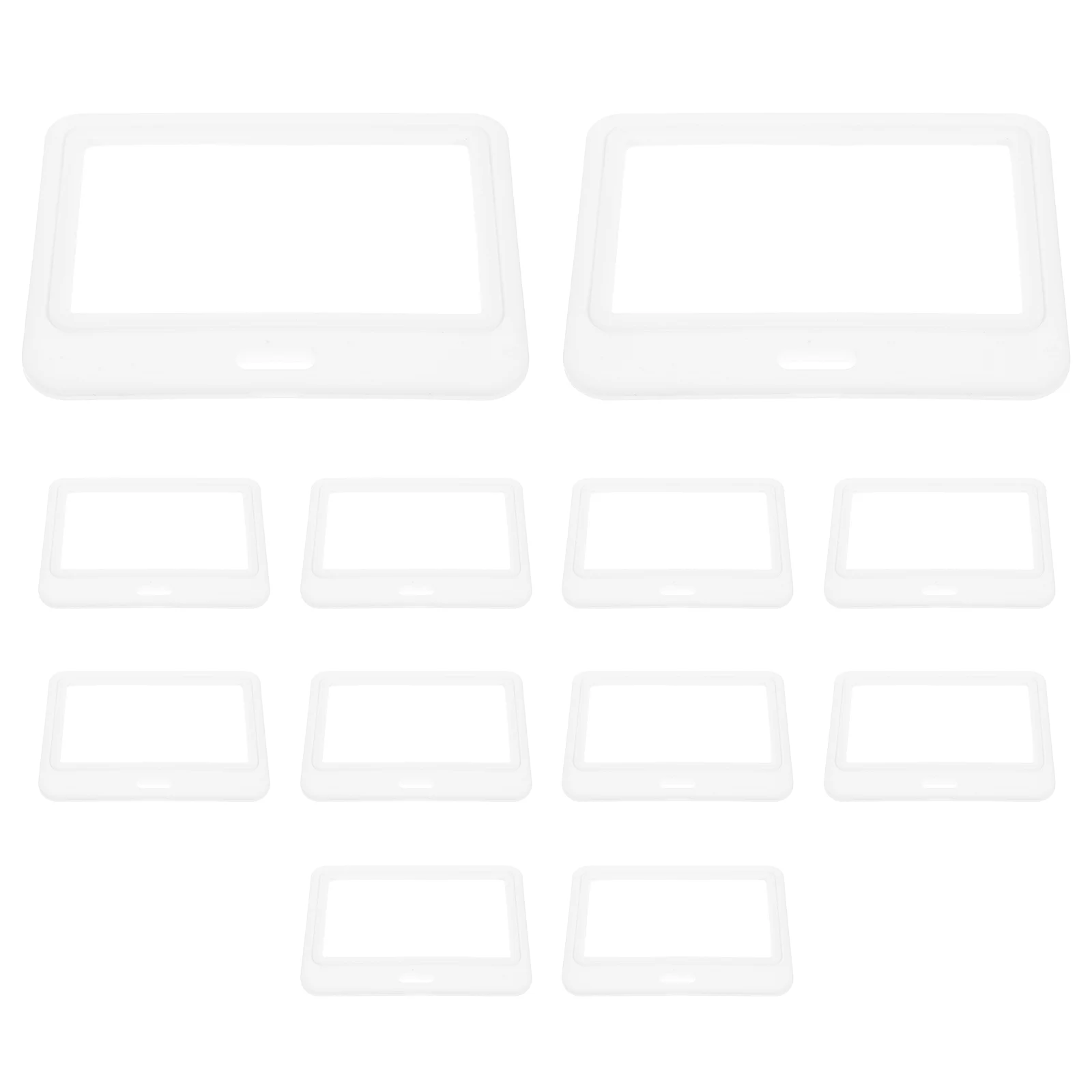 12pcs Horizontal Id Clear Sleeve Work Badge Case Office School Staff Exhibition Double Sided Transparent
12pcs Horizontal Id Clear Sleeve Work Badge Case Office School Staff Exhibition Double Sided Transparent