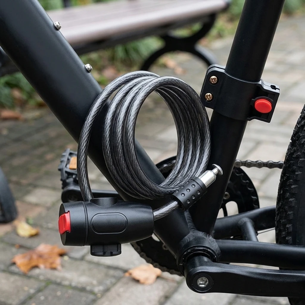 Bicycle Combination Lock High-Strength Steel Wire Anti Theft Chain Lock with PVC Coating for Bikes and E Bikes
Bicycle Combination Lock High-Strength Steel Wire Anti Theft Chain Lock with PVC Coating for Bikes and E Bikes