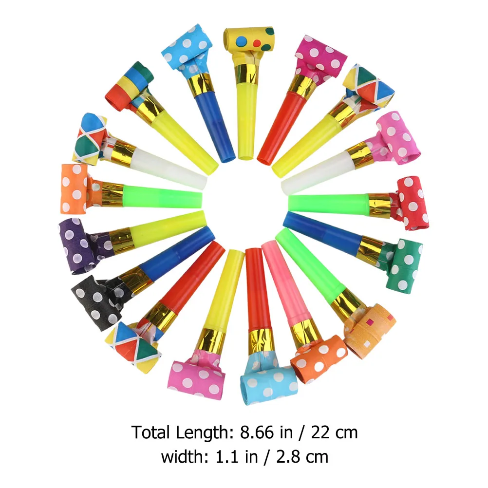 100 Pcs Blow Roll Plastic Whistle Party Whistles Toy Hair Dryer Blowers Noisemakers Child
100 Pcs Blow Roll Plastic Whistle Party Whistles Toy Hair Dryer Blowers Noisemakers Child