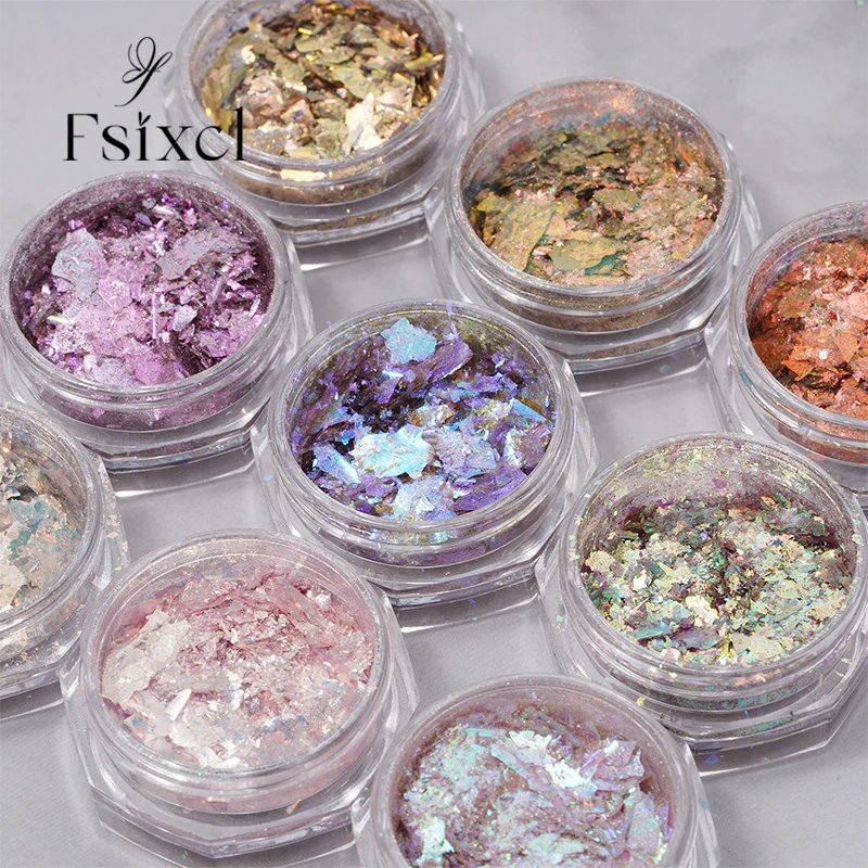 FSIXCL 25 Color Aurora Opal Flakes Powder Colorful Glitter for Manicure Design Irregular Flake Nail Art Decoration WK Series
FSIXCL 25 Color Aurora Opal Flakes Powder Colorful Glitter for Manicure Design Irregular Flake Nail Art Decoration WK Series