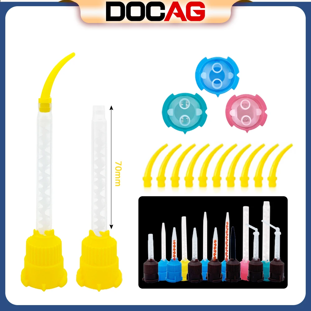 Насадки для смешивания зубов DOCAG, силиконовая резина, транспортировочная смесительная головка, одноразовые насадки, материалы для оттисков головки, ортодонтические принадлежности
Насадки для смешивания зубов DOCAG, силиконовая резина, транспортировочная смесительная головка, одноразовые насадки, материалы для оттисков головки, ортодонтические принадлежности