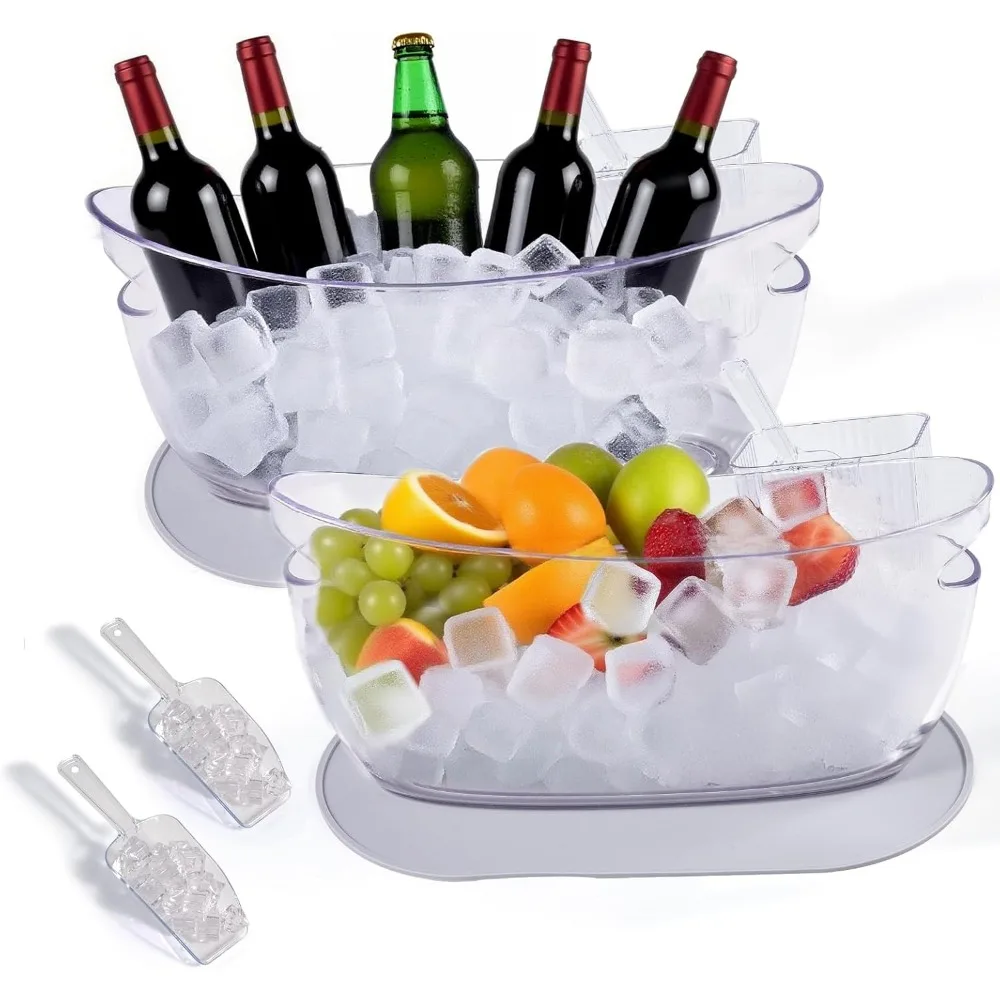 Upgraded 55L Beverage Tub with Anti Condensation Pad and Ice Scoop Party Cooler Bar Accessory
Upgraded 55L Beverage Tub with Anti Condensation Pad and Ice Scoop Party Cooler Bar Accessory