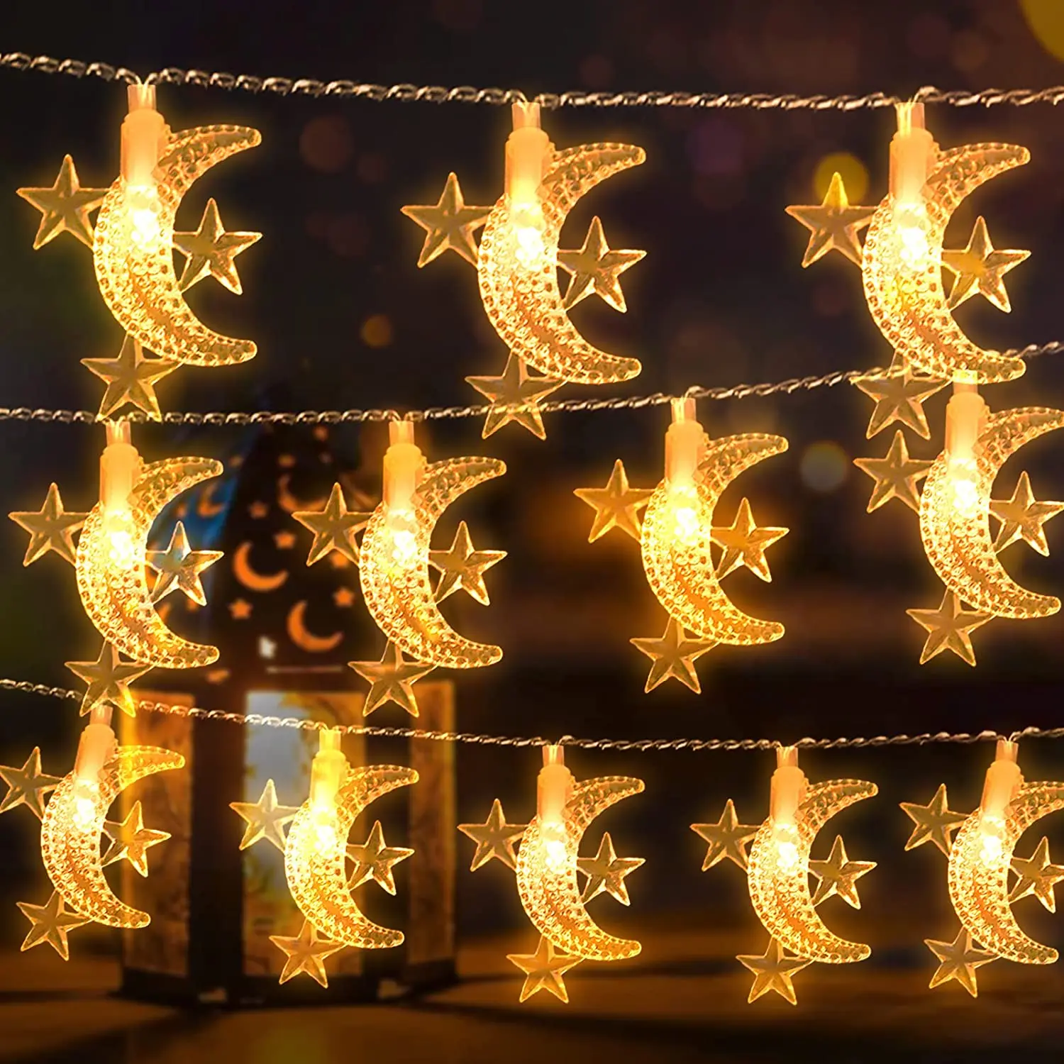Ramadan Mubarak Moon Star LED String Lights Ramadan Kareem Decoration For Home 2023 Islamic Muslim Festival Party Supplies
Ramadan Mubarak Moon Star LED String Lights Ramadan Kareem Decoration For Home 2023 Islamic Muslim Festival Party Supplies