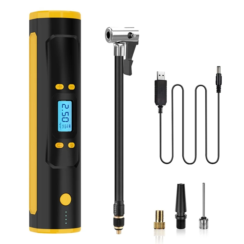 Car Inflator Pump Portable Handheld Wireless Charging Digital Display 11.1V With Light Car Motorcycle Multifunction Pump
Car Inflator Pump Portable Handheld Wireless Charging Digital Display 11.1V With Light Car Motorcycle Multifunction Pump