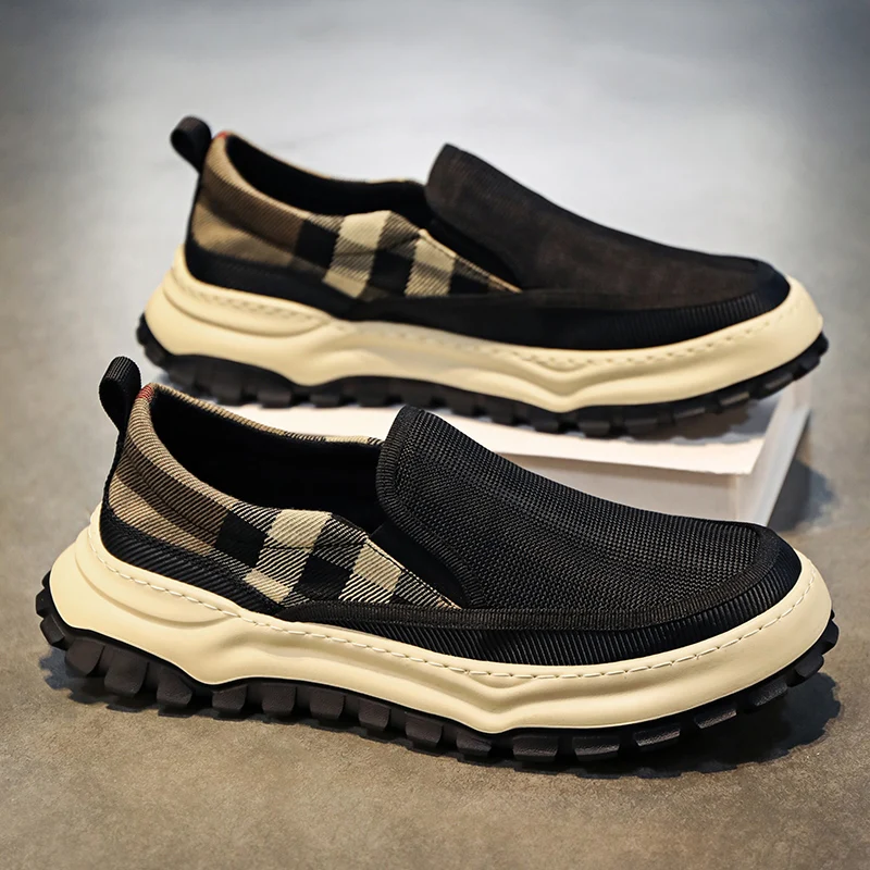 Men's Canvas Shoes 2026 New Summer Breathable Slip-On Lazy Sports Leisure Driving Black Old Beijing Cloth Shoes Low Help Heig...
Men's Canvas Shoes 2026 New Summer Breathable Slip-On Lazy Sports Leisure Driving Black Old Beijing Cloth Shoes Low Help Heig...