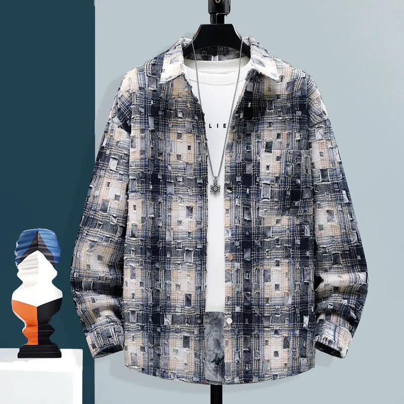 Premium Men's Long Sleeve Plaid Shirts Classic Design Jackets Multiple Colors Button Up Coats Streetwear Checkered Tops Clothing
Premium Men's Long Sleeve Plaid Shirts Classic Design Jackets Multiple Colors Button Up Coats Streetwear Checkered Tops Clothing