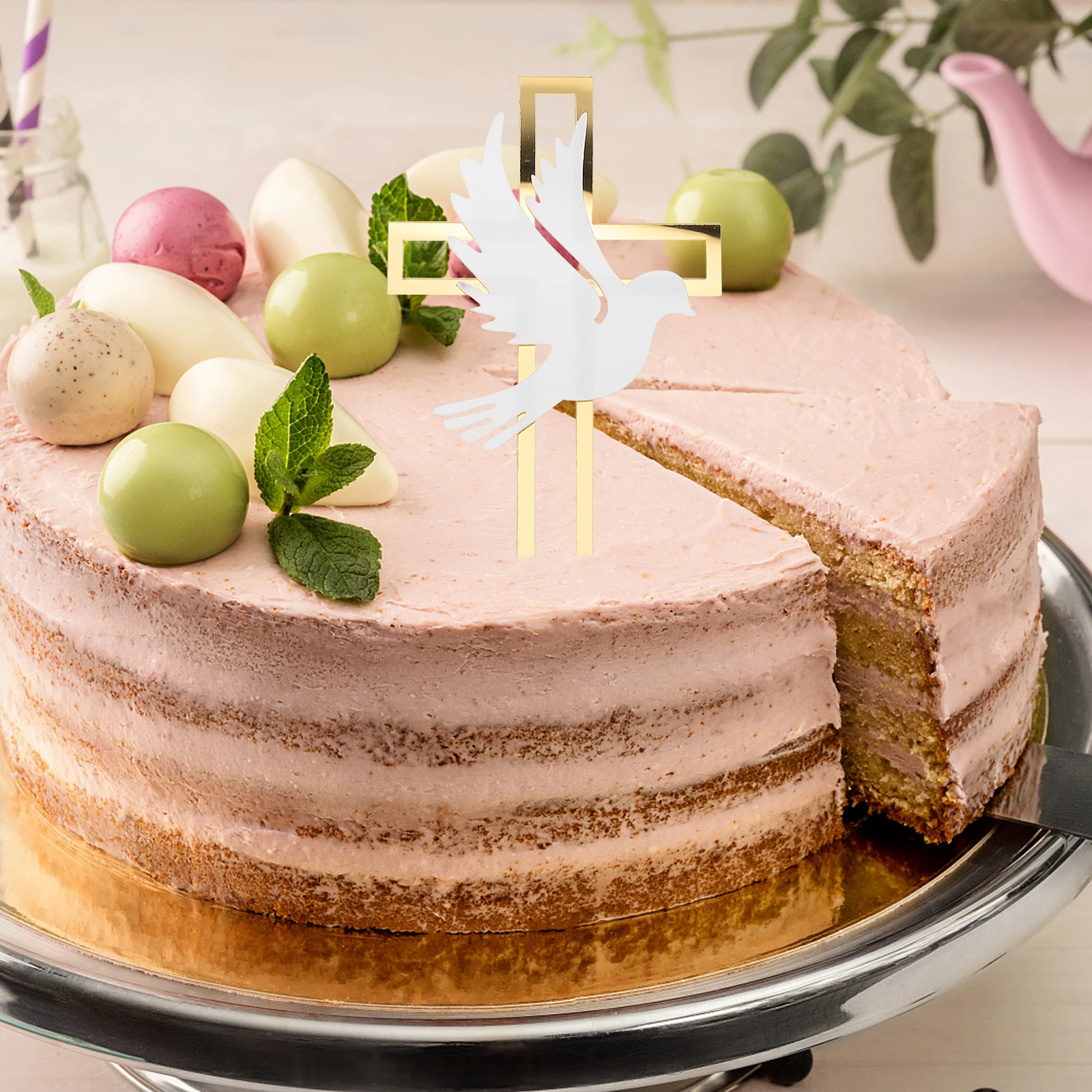 4pcs Dove Cross Cake Topper Acrylic Wedding Baptism Party Decorations Cupcake Plug-in Baby Celebration Accessories
4pcs Dove Cross Cake Topper Acrylic Wedding Baptism Party Decorations Cupcake Plug-in Baby Celebration Accessories