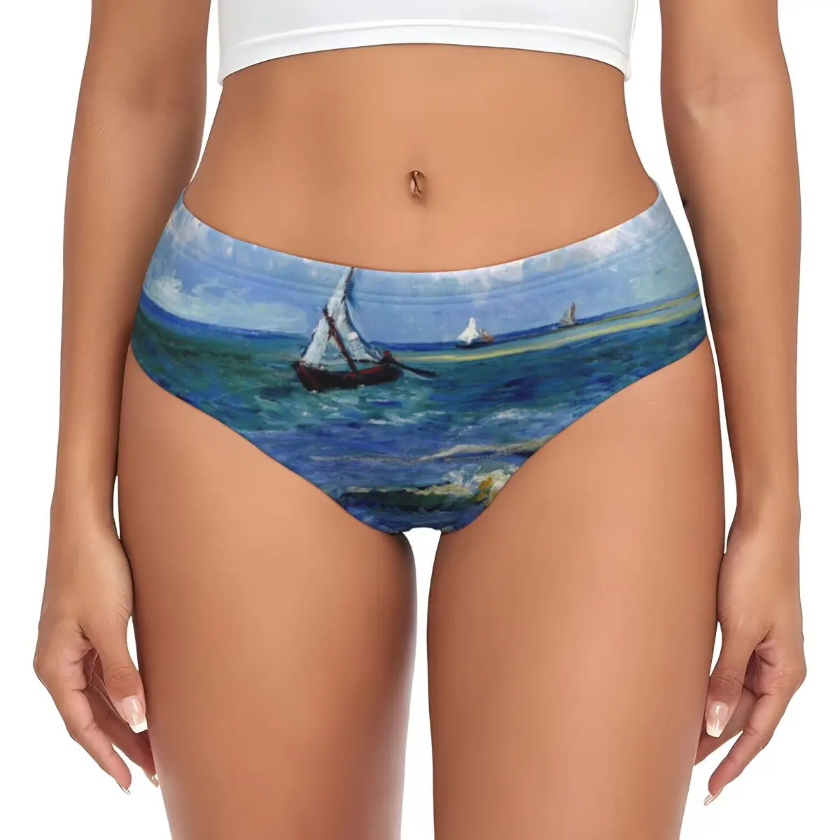 Custom Women Vincent Van Gogh Panties Underwear Female Soft Beach at Scheveningen in Stormy Weather Briefs Underpants
Custom Women Vincent Van Gogh Panties Underwear Female Soft Beach at Scheveningen in Stormy Weather Briefs Underpants