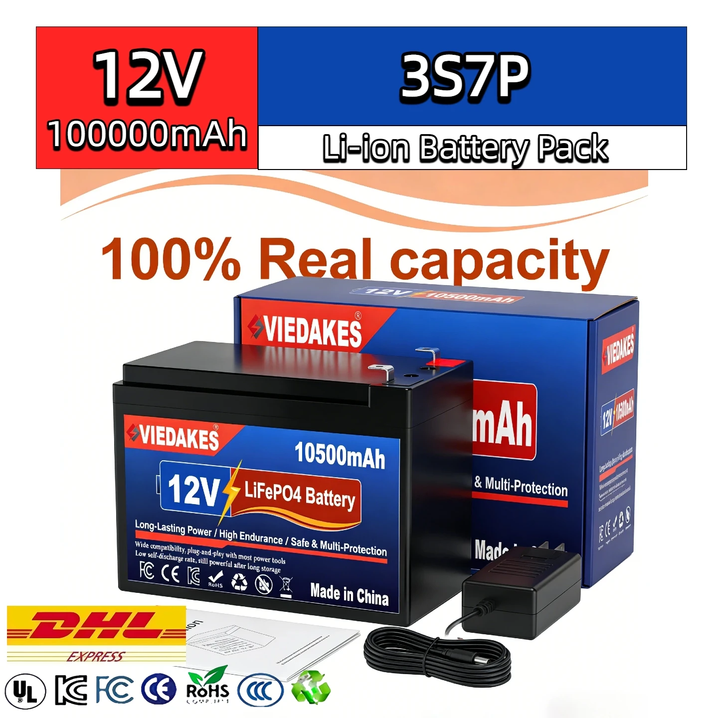 12V 3S7P 18650 Li-ion Battery Pack Box VIEDAKES Brand New Rechargeable LiFePO4 Battery Boat Gear аккумулятор
12V 3S7P 18650 Li-ion Battery Pack Box VIEDAKES Brand New Rechargeable LiFePO4 Battery Boat Gear аккумулятор