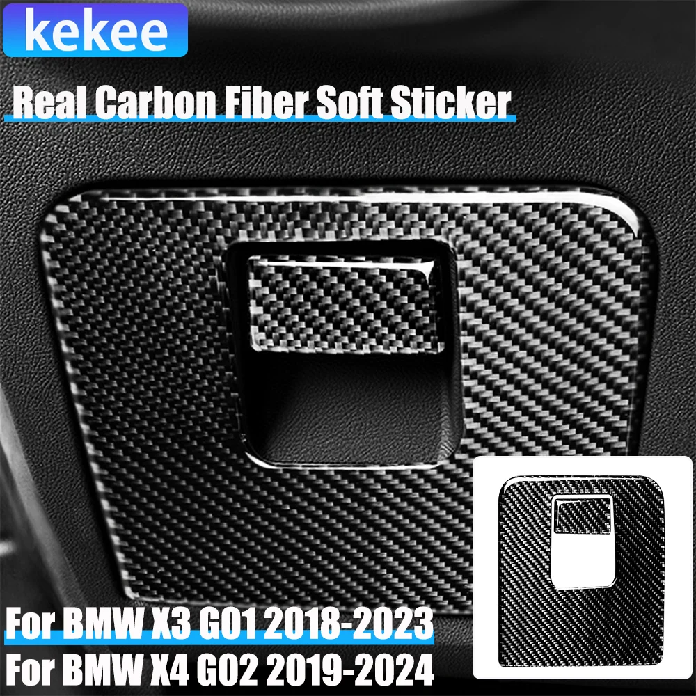 Real Carbon Fiber Car Accessories Driver storage Panel Decorative Cover Soft Sticker For BMW X3 G01 2018-2023 X4 G02 2019-2024
Real Carbon Fiber Car Accessories Driver storage Panel Decorative Cover Soft Sticker For BMW X3 G01 2018-2023 X4 G02 2019-2024