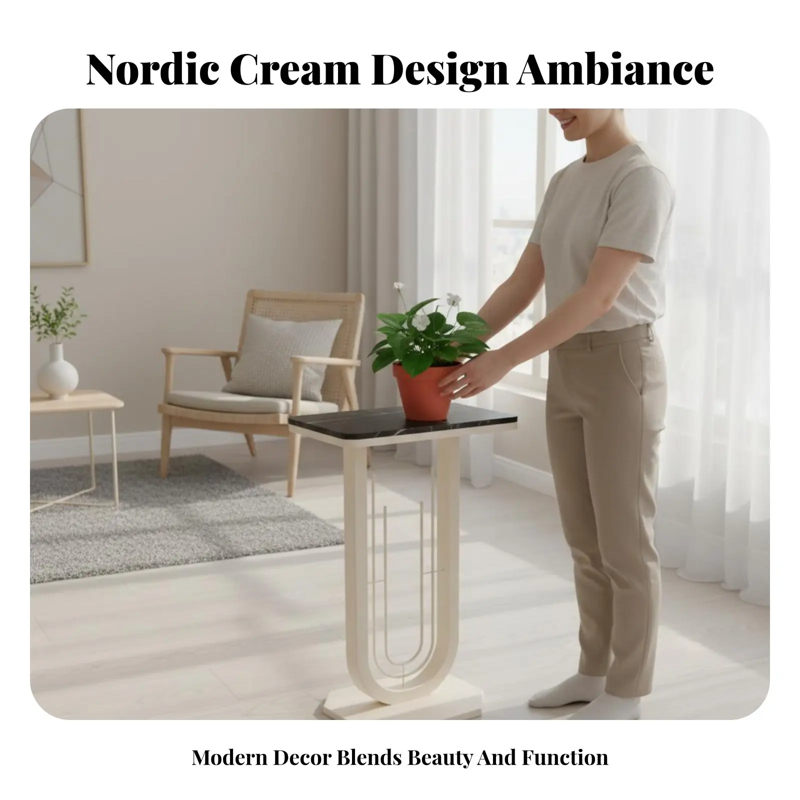 Sintered Stone Top Plant Stand Waterproof Modern U-Shaped Side Table Narrow Console Table Easy to Clean Household Furniture
Sintered Stone Top Plant Stand Waterproof Modern U-Shaped Side Table Narrow Console Table Easy to Clean Household Furniture