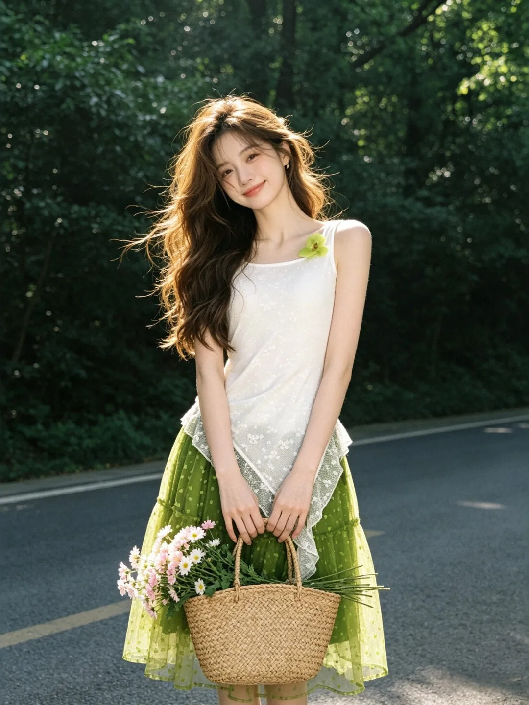 Gentle Wind Unique Beautiful Floral Halter Top Skirt Two-Piece Set Complete Summer 2026 Fashion Ensemble Short Sleeve Square ...
Gentle Wind Unique Beautiful Floral Halter Top Skirt Two-Piece Set Complete Summer 2026 Fashion Ensemble Short Sleeve Square ...