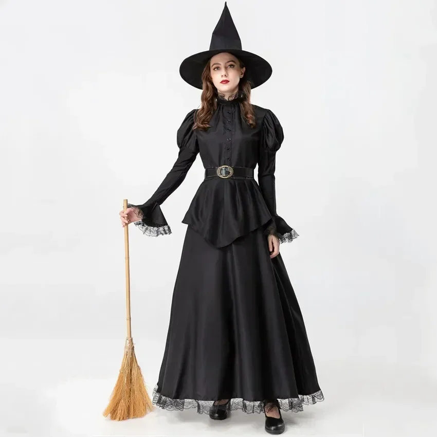 New Halloween Cosplay Witch Costume Fantasy Sorceress Carnival Dress UP
New Halloween Cosplay Witch Costume Fantasy Sorceress Carnival Dress UP