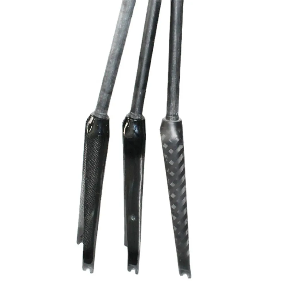 Full carbon fiber unmarked road bicycle front fork, bicycle front fork racing 700C front fork
Full carbon fiber unmarked road bicycle front fork, bicycle front fork racing 700C front fork