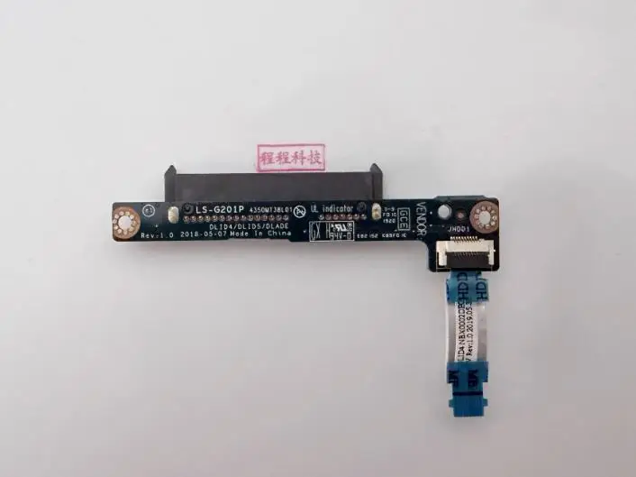 ORIGINAL STOCK HDD PORT BOARD FOR LENOVO 130 V330 V320-15IKB V330-15AST 15IKB LS-G201P
ORIGINAL STOCK HDD PORT BOARD FOR LENOVO 130 V330 V320-15IKB V330-15AST 15IKB LS-G201P