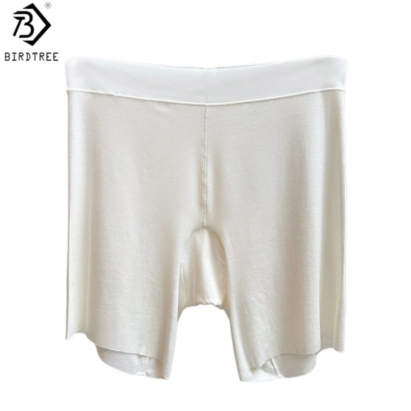 Birdtree, Silk Blended Safety Shorts, Women Breathable Anti-Exposure Underpants, Bottoming Traceless Briefs, 2026 New P64016JF
Birdtree, Silk Blended Safety Shorts, Women Breathable Anti-Exposure Underpants, Bottoming Traceless Briefs, 2026 New P64016JF