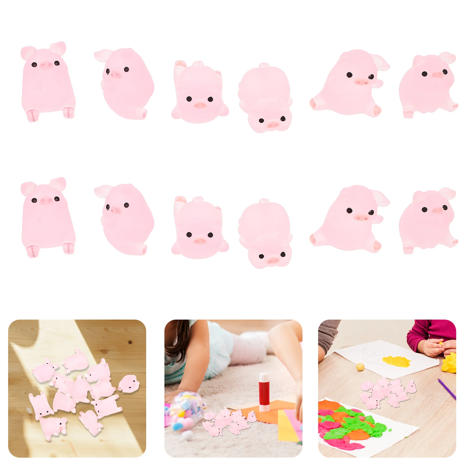24 Pcs Resin Pig Charms Exquisite Color Design Delicate Details Craft Accessories Miniature Models Jewelry naments Festive
24 Pcs Resin Pig Charms Exquisite Color Design Delicate Details Craft Accessories Miniature Models Jewelry naments Festive