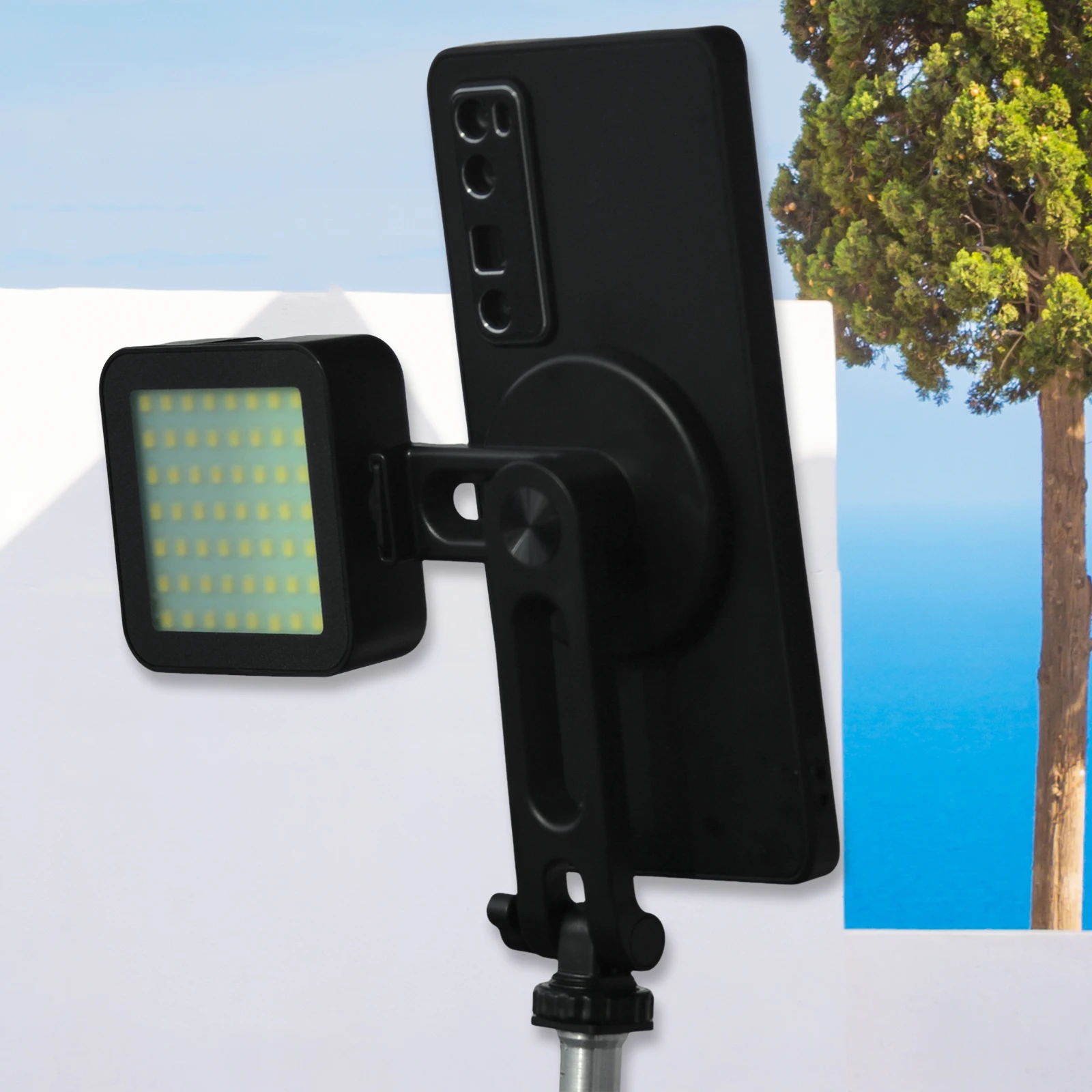Magnetic Phone Mount with Cold Shoe&Adjustable Head Versatile Cell Phone Holder 360 Degree Rotating Holders for Desktop Shooting
Magnetic Phone Mount with Cold Shoe&Adjustable Head Versatile Cell Phone Holder 360 Degree Rotating Holders for Desktop Shooting