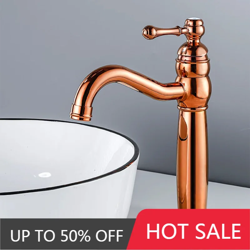 Rose Gold Bathroom Basin Faucet Brass Antique Bathroom Faucet Cold Hot Brass Gold Lavotory Faucet Sink Tap Deck Mounted Wash Tap
Rose Gold Bathroom Basin Faucet Brass Antique Bathroom Faucet Cold Hot Brass Gold Lavotory Faucet Sink Tap Deck Mounted Wash Tap