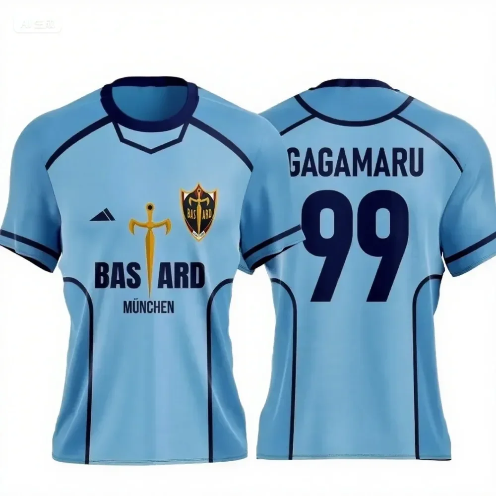 Jersey Blue lock anima Bastard Munchen Kaiser isagi camiseta de manga corta de moda masculina y femenina estampada en 3D
Jersey Blue lock anima Bastard Munchen Kaiser isagi camiseta de manga corta de moda masculina y femenina estampada en 3D