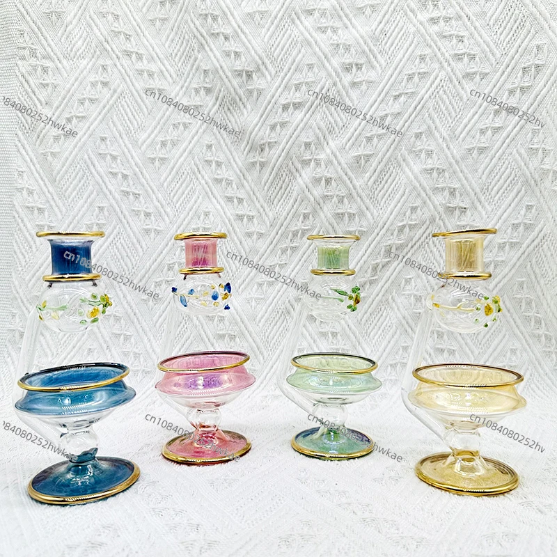 Egyptian Characteristic Fragrance Stove Handmade 14cm Essential Oil Bottle Glass Jewelry Ornament Candle Aromatherapy
Egyptian Characteristic Fragrance Stove Handmade 14cm Essential Oil Bottle Glass Jewelry Ornament Candle Aromatherapy