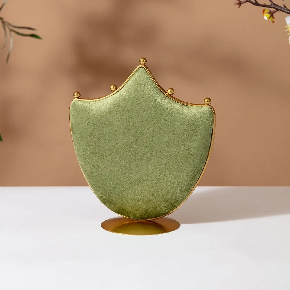 New Velvet Jewelry Display Stand Green Double-Sided Necklace Organizer Cloth Necklace Shelf Jewelry Shop Window
New Velvet Jewelry Display Stand Green Double-Sided Necklace Organizer Cloth Necklace Shelf Jewelry Shop Window