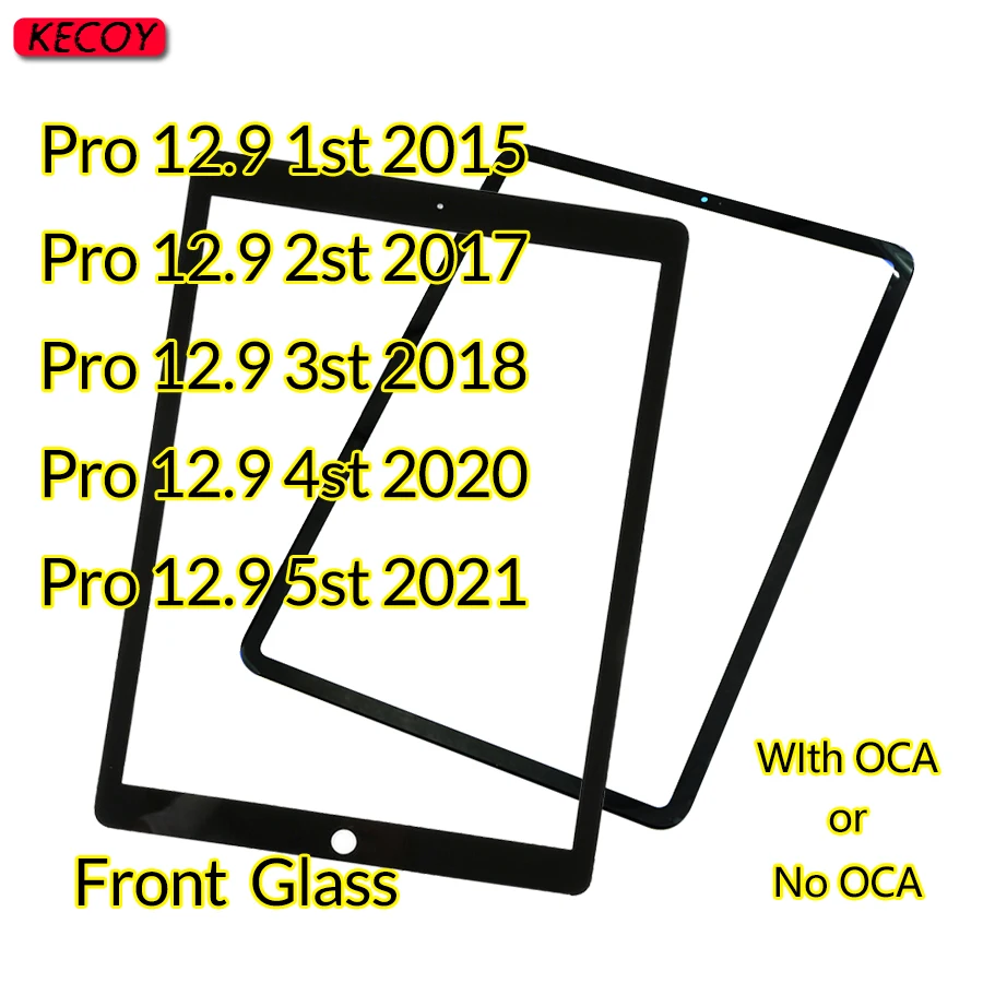 10Pcs Front Glass With OCA (no touch digitizer) For iPad Pro 12.9 2015 2017 2018 2020 2021 Outer Lcd Screen Panel Lens Glass
10Pcs Front Glass With OCA (no touch digitizer) For iPad Pro 12.9 2015 2017 2018 2020 2021 Outer Lcd Screen Panel Lens Glass