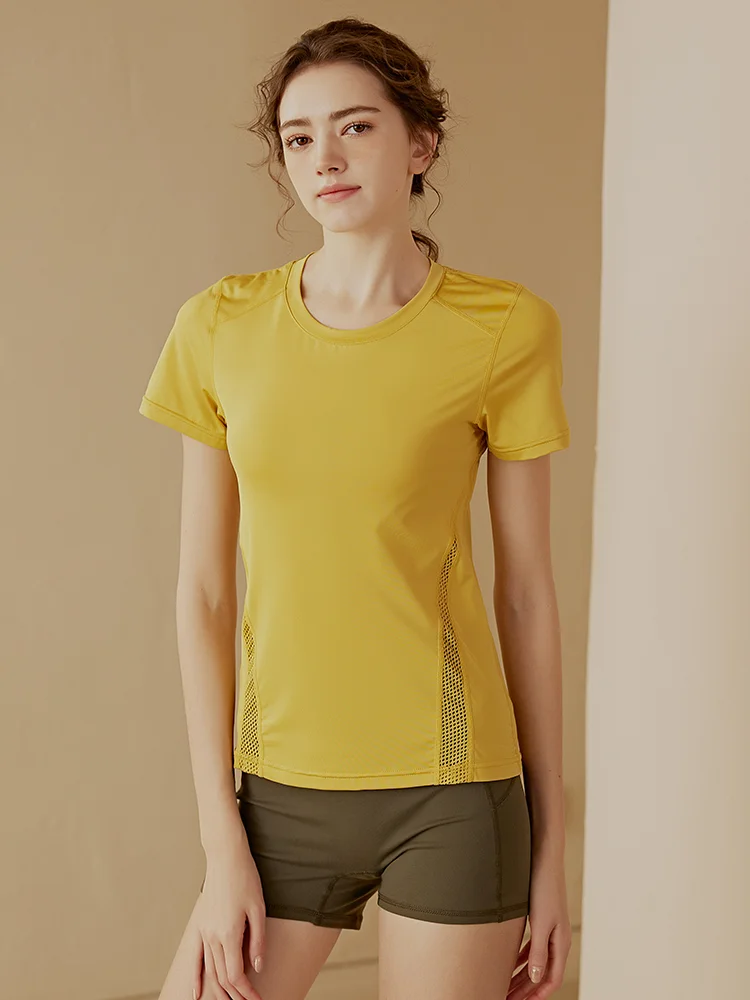 Trendy Yoga Clothes Women's Short Sleeve Mesh Splice Slim Quick Dry Running Sports T-shirt Fitness Top Ocnltiy Brand Commute ...
Trendy Yoga Clothes Women's Short Sleeve Mesh Splice Slim Quick Dry Running Sports T-shirt Fitness Top Ocnltiy Brand Commute ...