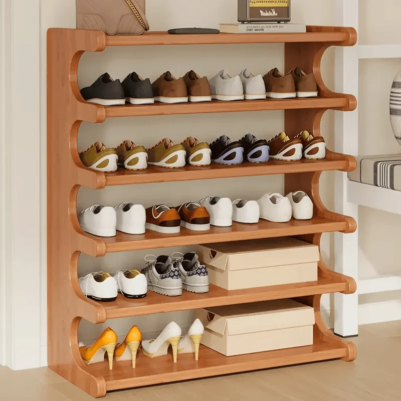 5/6-layer practical storage rack, shoe rack, space-saving design, multi-layer independent storage rack, wood grain finish, easy
5/6-layer practical storage rack, shoe rack, space-saving design, multi-layer independent storage rack, wood grain finish, easy