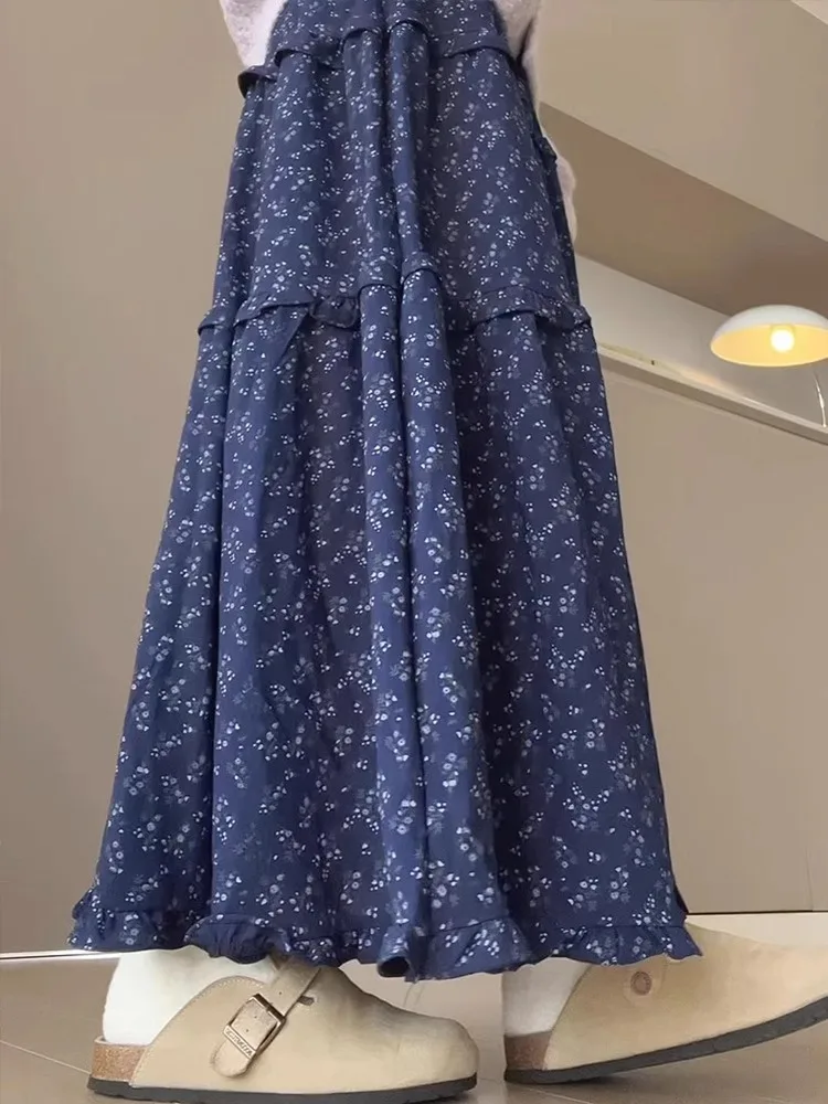 Korean Style Floral Half Skirt Women's Mid-Length Summer New High Waist Slim A-Line Long Puffy Cake Skirt Commute Style
Korean Style Floral Half Skirt Women's Mid-Length Summer New High Waist Slim A-Line Long Puffy Cake Skirt Commute Style