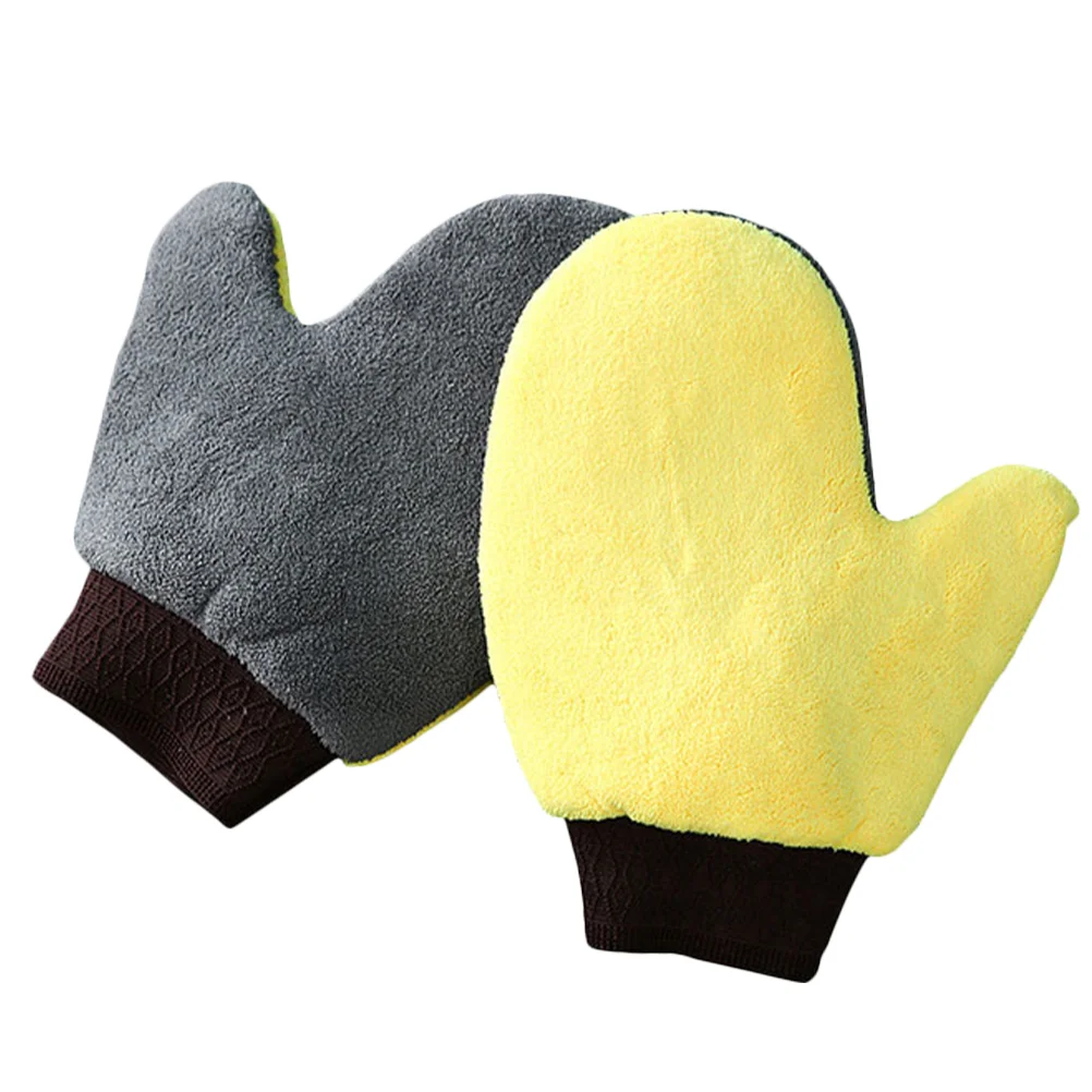 2 Pcs Car Wash Gloves Mitt Exterior Washing Scratch Free Mitts for No Scratches Dust-proof
2 Pcs Car Wash Gloves Mitt Exterior Washing Scratch Free Mitts for No Scratches Dust-proof