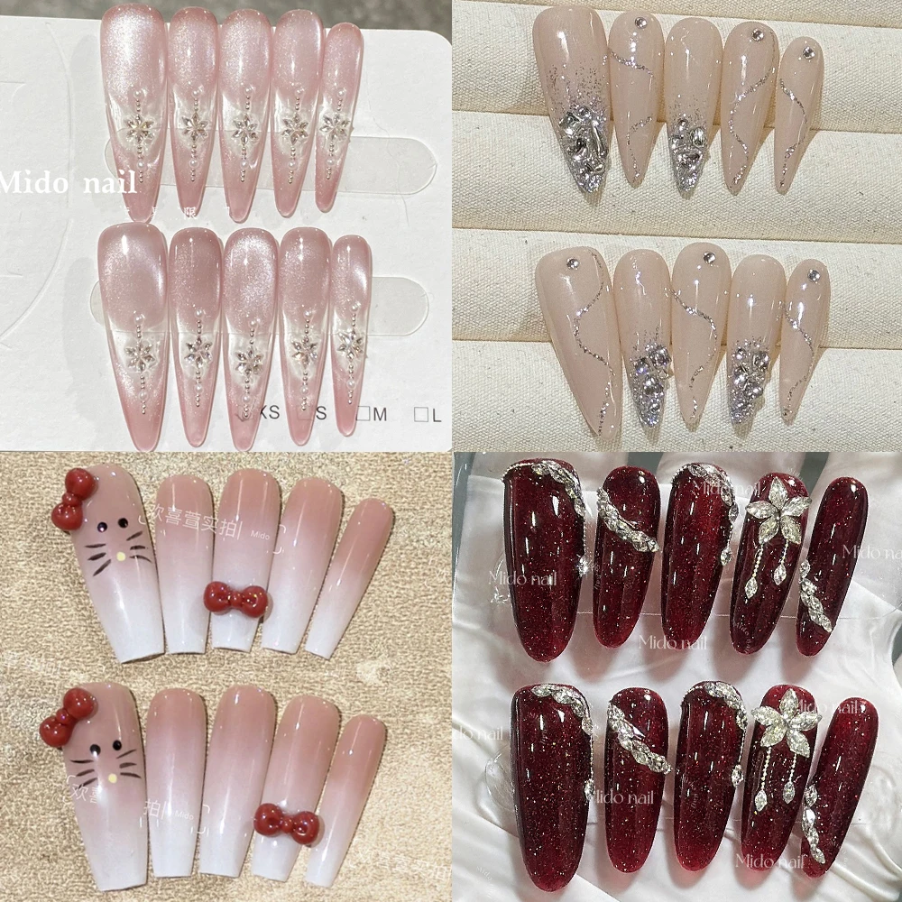 Beauty Shining Gradients Pink Blue Long Stiletto Coffin Press On Nails Rhinestones 3D Flowers Butterfly Full Over Fake Nail Tip
Beauty Shining Gradients Pink Blue Long Stiletto Coffin Press On Nails Rhinestones 3D Flowers Butterfly Full Over Fake Nail Tip