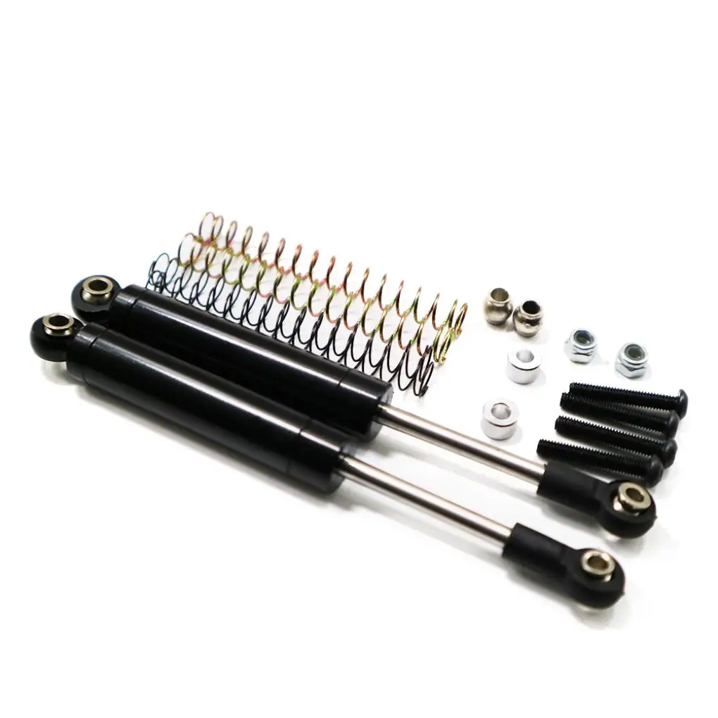 Износостойкий передний и задний амортизатор из алюминиевого сплава для 1/10 RGT 86100 86100JC FTX5579, деталь радиоуправляемого автомобиля, аксессуары для радиоуправляемых автомобилей, черный
Износостойкий передний и задний амортизатор из алюминиевого сплава для 1/10 RGT 86100 86100JC FTX5579, деталь радиоуправляемого автомобиля, аксессуары для радиоуправляемых автомобилей, черный