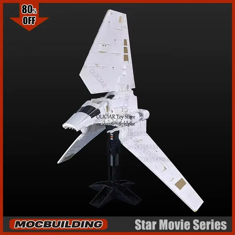 Space Movie UCCS Shuttle MOC Building Blocks Fighter Technology Bricks With Motor Light DIY Assembly Collection Toys Xmas Gifts
Space Movie UCCS Shuttle MOC Building Blocks Fighter Technology Bricks With Motor Light DIY Assembly Collection Toys Xmas Gifts