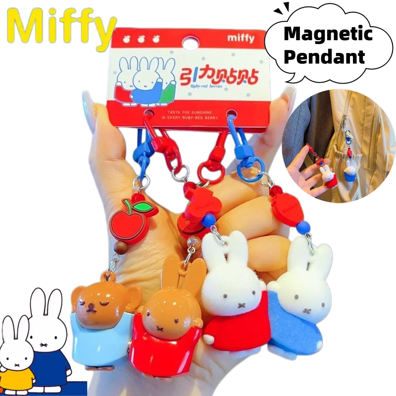 New Miffy cute kawaii anime character merchandise gravity sticker doll magnetic hanging creative personalized cartoon keychain
New Miffy cute kawaii anime character merchandise gravity sticker doll magnetic hanging creative personalized cartoon keychain