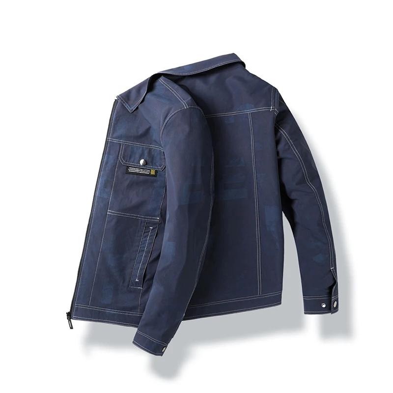 Куртка рабочая с отложным воротником, новый стиль, повседневная, подходит для молодежи и людей среднего возраста, модная джинсовая куртка
Куртка рабочая с отложным воротником, новый стиль, повседневная, подходит для молодежи и людей среднего возраста, модная джинсовая куртка