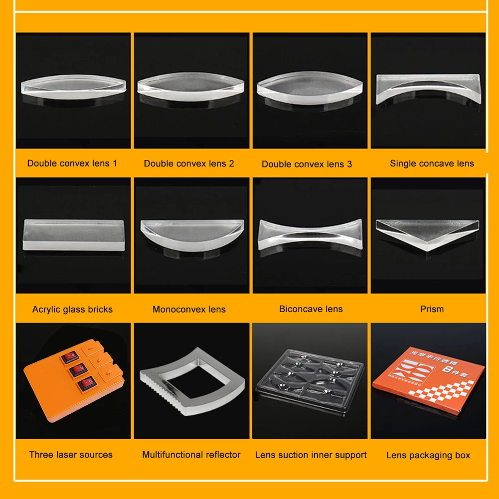 Оборудование для визуализации линз, инструменты для преломления, набор для оптических экспериментов, наборы для обучения физике-лаборатории для учителей, студенческого обучения
Оборудование для визуализации линз, инструменты для преломления, набор для оптических экспериментов, наборы для обучения физике-лаборатории для учителей, студенческого обучения