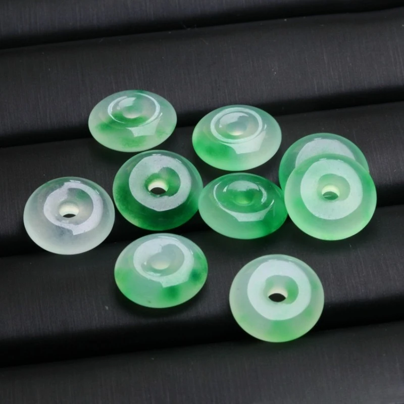 5pc Bashan Cui Jade Peace Buckle Donut 16mm Beads Pendant DIY Bracelet Necklace Charm Jewellery Fashion Amulet Gifts Men Women
5pc Bashan Cui Jade Peace Buckle Donut 16mm Beads Pendant DIY Bracelet Necklace Charm Jewellery Fashion Amulet Gifts Men Women