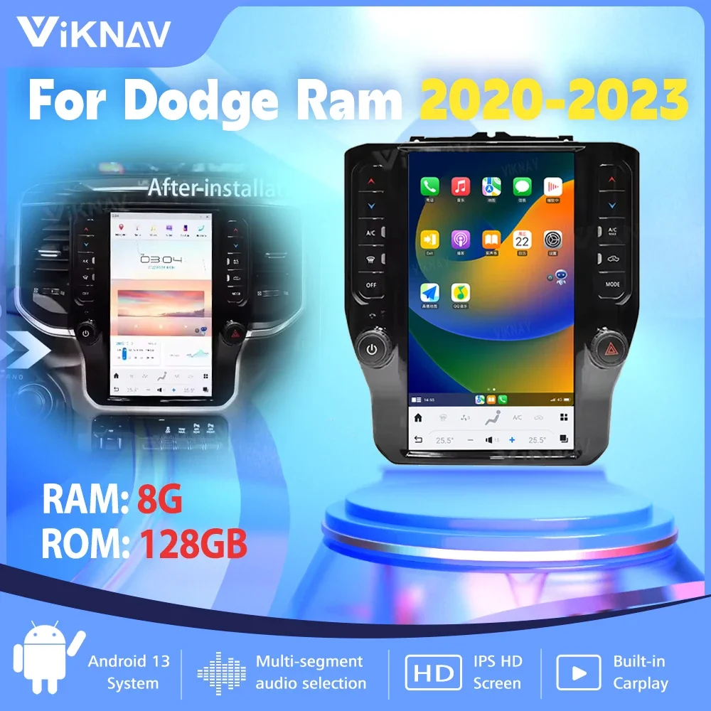 11,8-дюймовый автомобильный радиоприемник Android 13 для Dodge Ram 2020-2023, сенсорный экран, авто стерео GPS-навигация, мультимедийный видеоплеер Carplay
11,8-дюймовый автомобильный радиоприемник Android 13 для Dodge Ram 2020-2023, сенсорный экран, авто стерео GPS-навигация, мультимедийный видеоплеер Carplay
