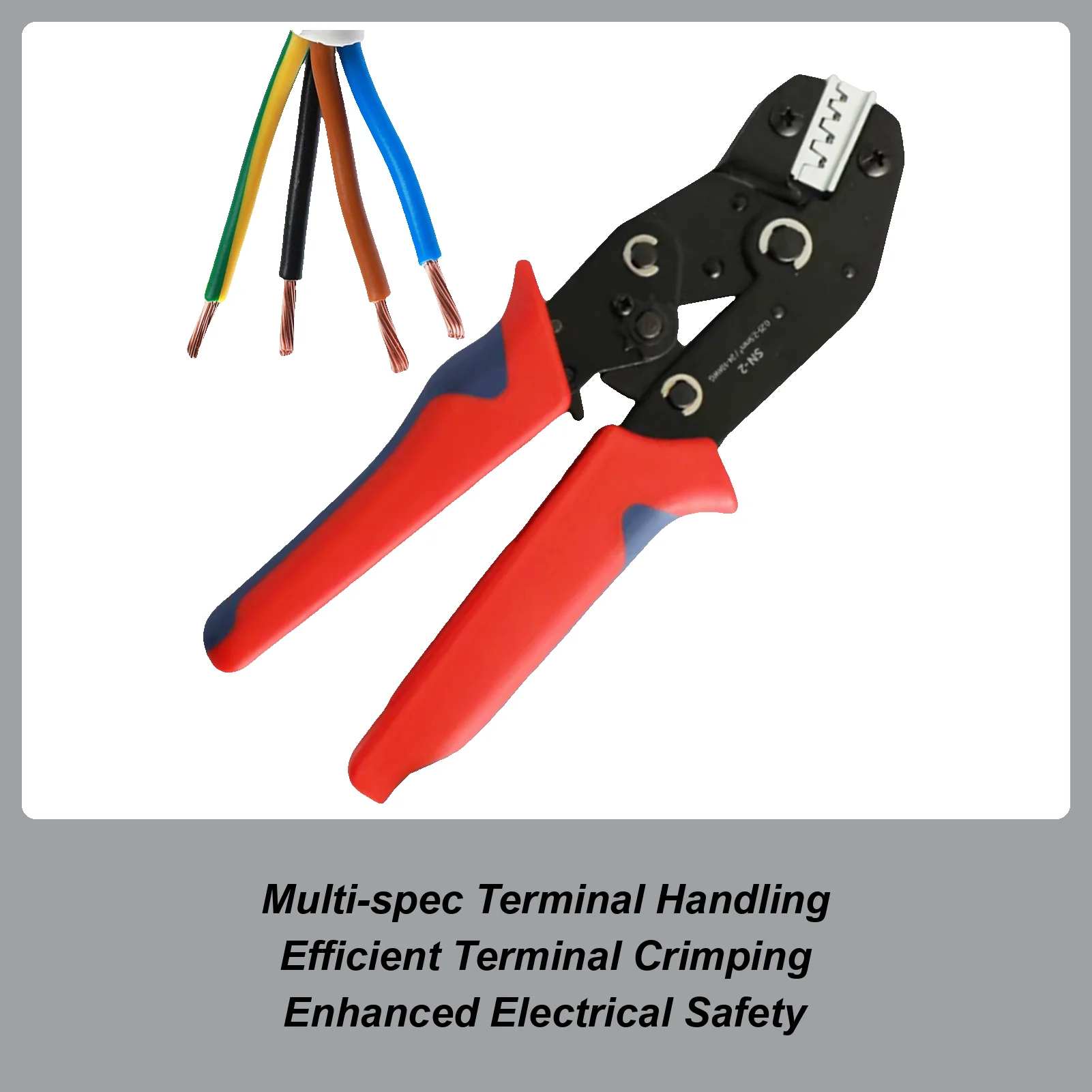 Wire Crimper Ratcheting Cable Crimping Stripper Tool Efficiency Wire Plier For Electrician Automotive Residential Building
Wire Crimper Ratcheting Cable Crimping Stripper Tool Efficiency Wire Plier For Electrician Automotive Residential Building