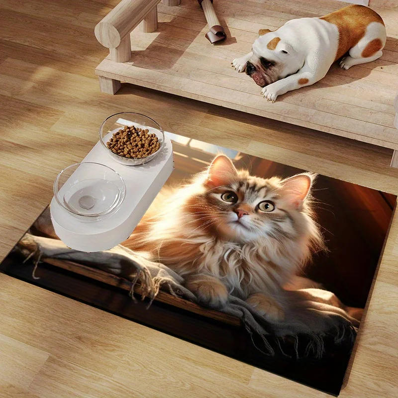 1pc Cute Kitten Easy-to-Care Pet Placemat Cat Bowl Mat Placemat Cat Dog Eating Supplies, Feeding and Cat Care
1pc Cute Kitten Easy-to-Care Pet Placemat Cat Bowl Mat Placemat Cat Dog Eating Supplies, Feeding and Cat Care