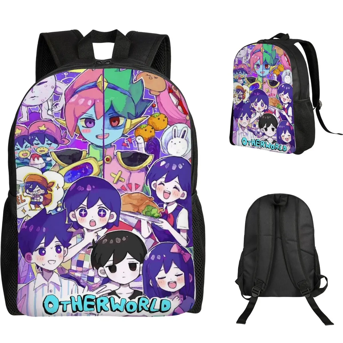 Omori Hero Sunny Basil Cartoon Horror Student Backpack School Bag Hiking Travel Daypack Boys Girls Fashion Bookbag Shoulder Bags
Omori Hero Sunny Basil Cartoon Horror Student Backpack School Bag Hiking Travel Daypack Boys Girls Fashion Bookbag Shoulder Bags