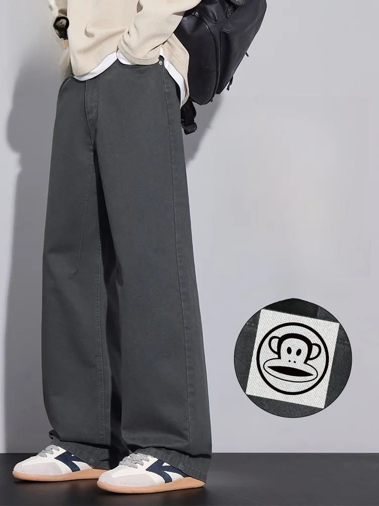 PaulFrank American Retro Workwear Casual Pants Men Loose Drapey Straight Leg Long Trousers Autumn Season Casual Cotton
PaulFrank American Retro Workwear Casual Pants Men Loose Drapey Straight Leg Long Trousers Autumn Season Casual Cotton