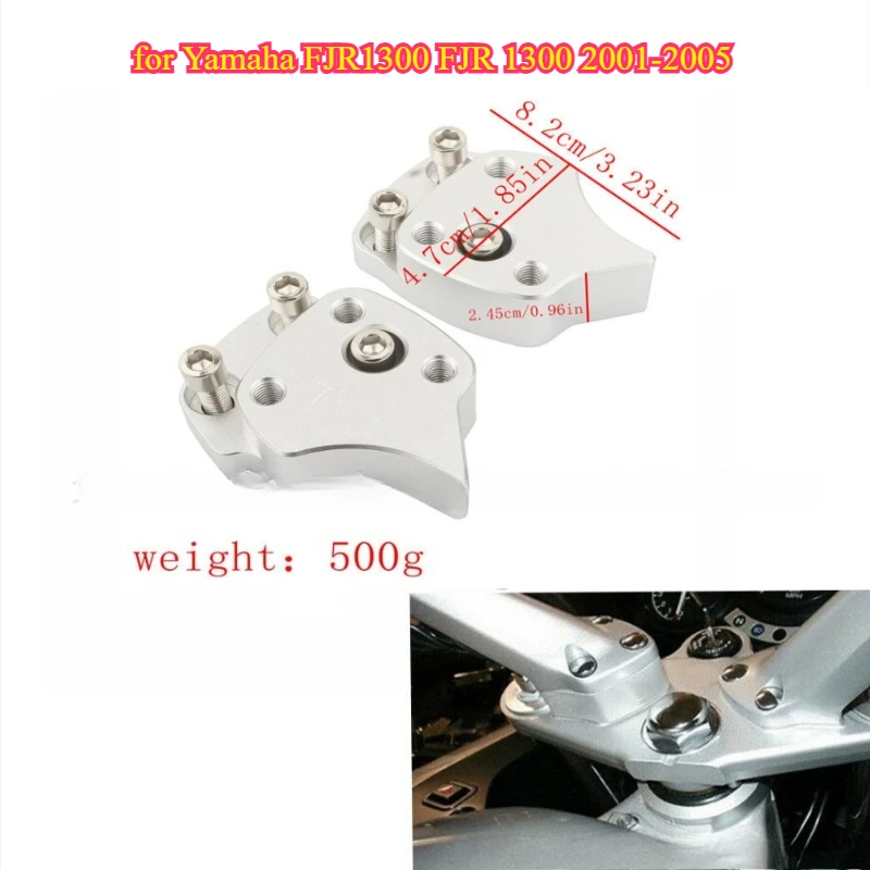 Motorcycle handlebar stem booster pads suitable for Yamaha FJR1300 FJR 1300 2001-2005
Motorcycle handlebar stem booster pads suitable for Yamaha FJR1300 FJR 1300 2001-2005