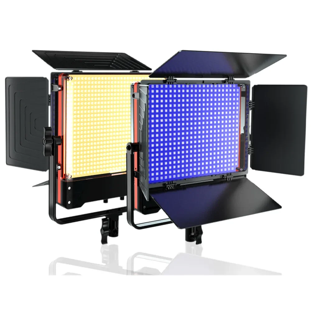 GVM 50SM 50W Double Sided Bi-Color & RGB LED Light Panel With Tripod Softbox For YouTube Studio Broadcasting Web Conference
GVM 50SM 50W Double Sided Bi-Color & RGB LED Light Panel With Tripod Softbox For YouTube Studio Broadcasting Web Conference